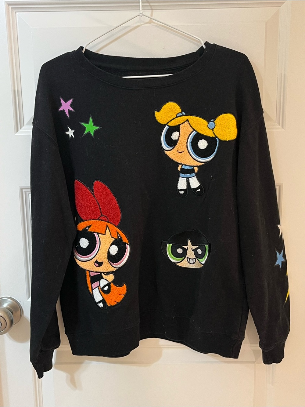 Black Powerpuff Girls Graphic Sweatshirt - Women